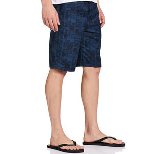 Blue Color Cotton Casual Printed Shorts Men's <b>Classic</b> style printed shorts Wholesale Breathable custom men printed shorts - Product Image 3