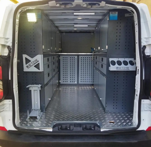 High Quality OEM Vehicle Modular Cabinets Metal Van Shelves Padlockable Design Electrostatic Powder Coat for Vehicle Storage - Product Image 3