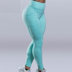 กางเกงเลกกิ้งเอวสูงกระชับรูปทรง ระบายอากาศได้ดี สำหรับผู้หญิง ออกกำลังกาย โยคะ ชุดกีฬา ใส่เล่นกีฬาในยิม รับสกรีนโลโก้ สไตล์ลำลอง กางเกงโยคะผู้หญิง - Product Image 6
