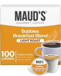 เมล็ดกาแฟสำเร็จรูปสำหรับเครื่องชงกาแฟแบบแคปซูล ยี่ห้อเมาด์ส เบรกฟาสท์ เบลนด์ รสชาติไลท์โรสต์ บรรจุ 100 แคปซูล  ทำจากเมล็ดกาแฟอาราบิก้า 100% - Product Image 3