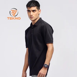 Venta al por mayor de alta calidad 100% algodón diseñadores Polo camisetas de talla grande para hombres Polo camisas para hombres con estilo personalizado bordado - Product Image 5