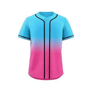 เสื้อกีฬาเบสบอลของผู้ชายผ้านิ่มใส่สบายกันแบคทีเรียแห้งเร็วน้ำหนักเบาออกแบบโลโก้ได้ตามต้องการ - Product Image 1