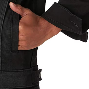 Service OEM Vestes en jean pour hommes avec décoration à motif de col montant Vente entière Street/Wear/Party Wear Wear - Product Image 4