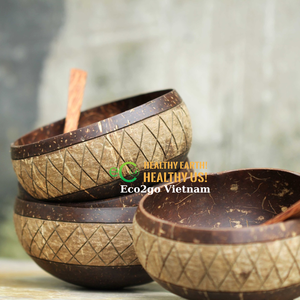 Cuenco de cáscara de coco natural Sostenible/cuenco de coco para hacer velas con diseño personalizado hecho en Vietnam - Product Image 6