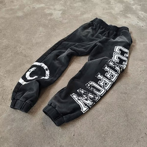 ชุดวอร์มผ้าคอตตอนสำหรับวิ่งจ๊อกกิ้งกางเกงขาบานของผู้ชายระบายอากาศได้ดีแห้งเร็วไซส์ใหญ่พิเศษสำหรับฤดูหนาว - Product Image 2