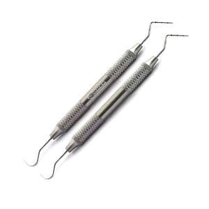 2 pièces ensemble sonde d'exploration parodontale dentaire UNC15/23 manche creux codé par couleur PAR LOHAR Instruments orthopédiques outils - Product Image 1