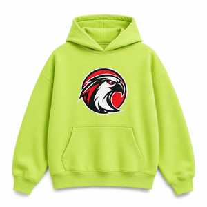 เสื้อฮู้ดดี้ปักโลโก้นกอินทรีแบบโอเวอร์ไซส์สำหรับทุกเพศ พรีเมียม เนื้อผ้าหนา คุณภาพสูง - Product Image 3