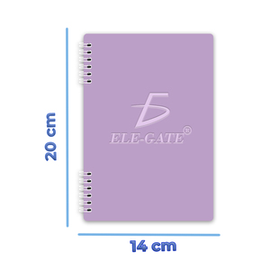 Quaderno a Righe da 80 Pagine con Copertina Laminata in PP Resistente e Rilegatura a Spirale Metallica - Product Image 4