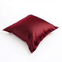 Taie d'oreiller de luxe en satin de soie turque 100% de qualité 6A, motif de feuilles crème élégantes brodées de dessins animés, design personnalisé OEM