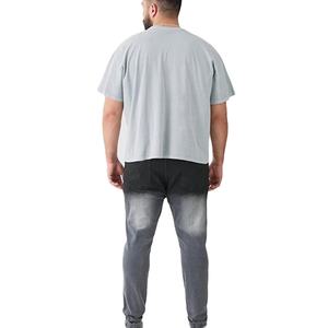 Nouveau jean pour homme délavé à l'acide, coupe droite, design usé, style streetwear, prix usine, vente chaude - Product Image 3