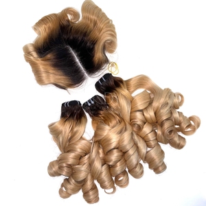 Haute Qualité Blonde 613 Couleur Vietnamien Vierge Cheveux Humains Fermeture Ensemble Cheveux Tissage Extensions Machine Double Trame - Product Image 3