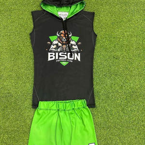 ยูนิฟอร์มฟุตบอลของทีมอเมริกัน7v7เสื้อเจอร์ซี่มีโลโก้แบบทีมสั่งทำ - Product Image 6