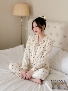 B519 Home Wear Set Super Light <b>and</b> Soft Linen Sweat-Absorbent Clothing - Product Image 2