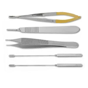 Ensemble de fistules AV en acier inoxydable de qualité chirurgicale, instruments chirurgicaux incurvés de qualité supérieure, alimentation manuelle, certifié CE ISO - Product Image 3