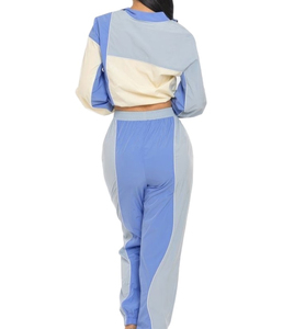 Vente en gros de vestes coupe-vent haute qualité grande taille pour femmes ensemble de survêtement 2 pièces ensemble coupe-vent pour femmes - Product Image 2