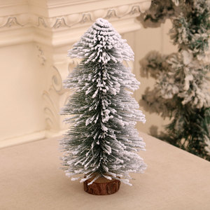 <span class=keywords><strong>D</strong></span>écorations <span class=keywords><strong>de</strong></span> noël intérieur noël <span class=keywords><strong>d</strong></span>écor à la maison fête maison Table artisanat fournitures Mini arbres <span class=keywords><strong>de</strong></span> noël artificiels avec base en bois - Product Image 2