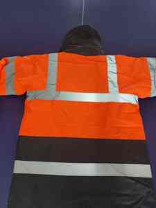 Chaqueta de seguridad de poliéster transpirable para trabajadores de la construcción Chaqueta de seguridad de alta calidad personalizada completa - Product Image 5