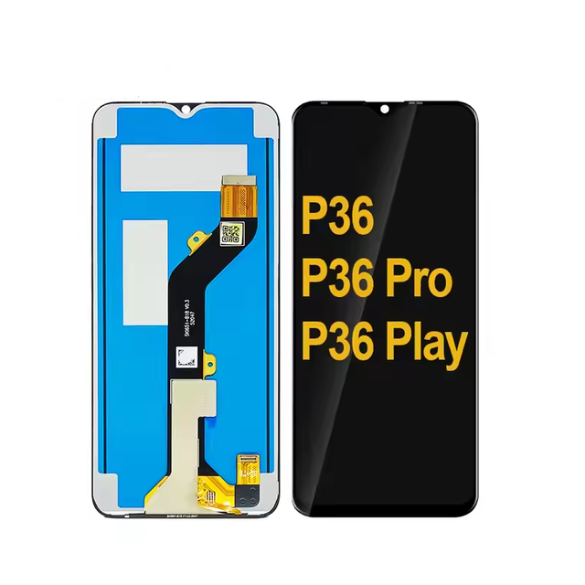 High Quality Itel P36 Cambio LCD Touch Digitizer Screen Frame Assembly 1 Year Warranty 100% Working Tested Broken Mobile Phone