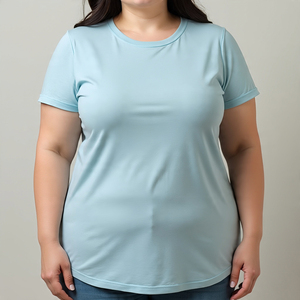 Plus Size Tee <b>Shirts</b> <b>Women</b> Summer Quick Dry Sportswear Running Fitness <b>Women's</b> Drop Shoulder Print T <b>Shirts</b> Ladies - Product Image 5