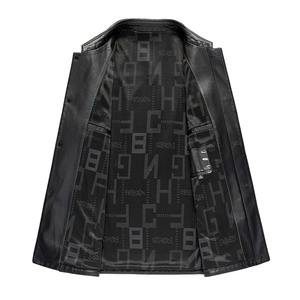 Chaquetas universitarias Letterman de alta calidad, cuerpo de lana, Mangas de cuero genuino, ropa de invierno, chaqueta elegante y elegante para hombre - Product Image 5