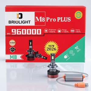 2026 nouvelles ampoules de phares de voiture LED 65W H7 H1 H4 H11 9005 9006 6500K CANbus super lumineux prêt! - Product Image 4