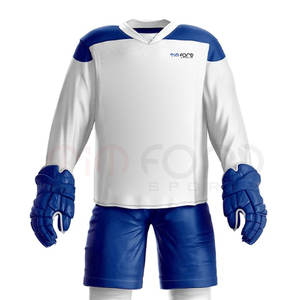 Meilleures ventes Uniformes de hockey sur glace de haute qualité Tissu doux Service OEM Couleurs et logos personnalisés Ensembles Commandes en gros - Product Image 5