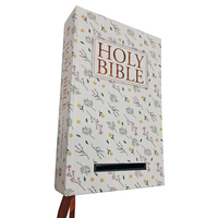 Biblia Sagrada Impresa a Todo Color con Cubierta de Cartón Duro, Papel Kraft Recubierto, Impresión Flexográfica, Laminado con Película, Encuadernación Perfecta