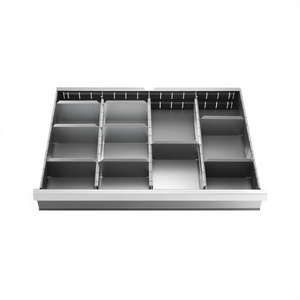 ตู้เก็บเครื่องมือฟาคอมพร้อมช่องแบ่ง 18 ช่องสำหรับลิ้นชักติดผนังขนาด 80 และ 75 มม. - Product Image 3