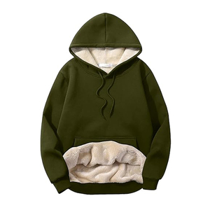 Pull à capuche personnalisé lourd coupe et couture Vintage broderie Applique Patch lavage à l'acide sweat à capuche zippé pour hommes - Product Image 1