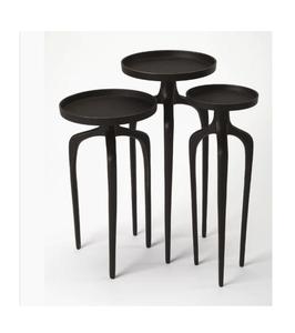 โต๊ะข้างกลมทำจากโลหะคลาสสิกหรูหราแบบโบราณโต๊ะโซฟาเฟอร์นิเจอร์ในบ้านปรับแต่งได้ตามต้องการ - Product Image 4