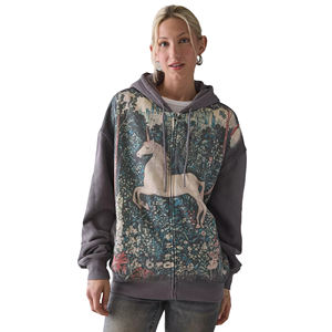 Custom Print Winter <b>Women's</b> Hooded Lightweight Zip-Up Front Logo 100% Cotton Breathable Eco-Friendly <b>Hoodie</b> Pockets Long Sleeves - Product Image 1