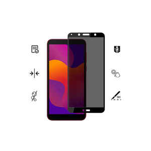 Protector de Pantalla Antiespía Netzy para Huawei Y5P 5D, Película de Vidrio Templado Negra para Privacidad, Antichoque y Antiarañazos - Product Image 4