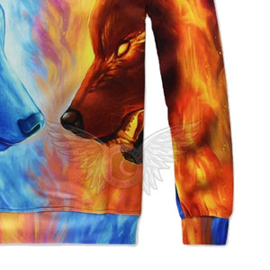 Chándales con estampado de sublimación y cremallera de tela de poliéster para hombre, chándales coloridos para correr para hombre - Product Image 3