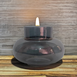 Bougeoir en verre moderne et élégant support de pilier pot de vase à fleurs lanternes de bocaux de haute qualité pour la décoration de Noël à la maison élégante - Product Image 1