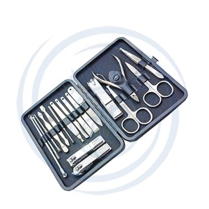Professional Nail Care Accessory Set Stainless Steel Manicure <b>Pedicure</b> Kit Personal Grooming <b>Tools</b> with Travel Case CE ISO - Product Image 3