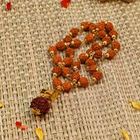 Une face ek Mukhi Rudraksha Certifié Original Népalais 1 Mukhi Kaju Rudraksh Naturel une Face Rudraksha Pendentif Certificat