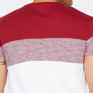 Camiseta cuello redondo para hombre con estampado de logotipo personalizado 100% algodón transpirable tejido manga corta Tallas grandes diseño liso - Product Image 6