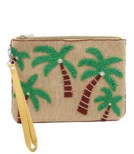 Sac de soirée brodé avec perles et bandoulière - Product Image 3