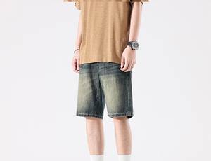 Short en jean de haute qualité pour hommes Top tendance à motif solide personnalisable et Offre Spéciale par un fabricant réputé - Product Image 4