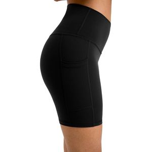 Shorts de Yoga para Mujer, Cintura Alta, Sin Costuras, Efecto Levanta Glúteos, Secado Rápido, Elásticos en 4 Direcciones, Transpirables, para Gimnasio y Entrenamiento, Diseño Sólido Personalizado - Product Image 6