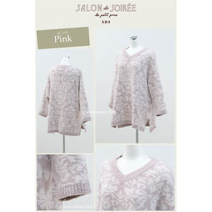 เสื้อคลุม M-L สีเบจ/ชมพูสำหรับผู้หญิงเสื้อคลุมเอวยางยืดสำหรับผู้ใหญ่ - Product Image 2