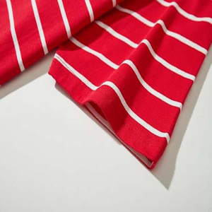 Ropa de hombre Camisetas Slim Fit Peso pesado 100% Algodón Camisetas con diseño a rayas O Cuello Verano Manga corta Camisas de hombre - Product Image 3