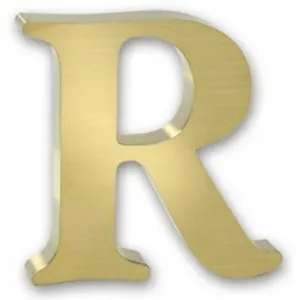 Accessoires de quincaillerie et applications décoratives : Chiffres et lettres personnalisés en laiton, composants moulés en acier, aluminium et cuivre - Product Image 1