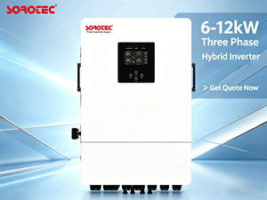 Sistema de Almacenamiento de Energía con Inversor <span class=keywords><strong>Solar</strong></span> Híbrido Trifásico IP66 IHESS L3P Serie G2 de 6-12kW para Uso Comercial - Product Image 1