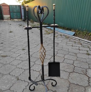 Modern Fireside Companion Tool Set for Indoor Outdoor Fireplace Rack Black Color for Fireplace Tool Fireplace Sets & Accessories - Product Image 2