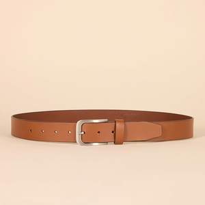 Cinturones de cuero genuino para hombres con un nuevo diseño de moda, característica reversible y una innovadora hebilla giratoria para un estilo - Product Image 3