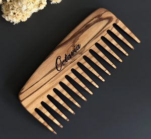 Peigne d'accouchement en bois personnalisé pour femmes, maman, accouchement, contraction de grossesse, soulagement de la douleur, peigne d'acupression pour le travail - Product Image 4