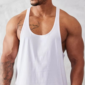 Venta caliente desgaste al por mayor hombres camiseta sin mangas entrenamiento gimnasio sin mangas nuevo estilo camiseta sin mangas buena calidad Fitness Tops hombres - Product Image 6
