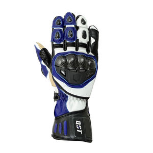 Gants d'équitation vintage en cuir véritable avec protection en caoutchouc pour écran tactile Compatible avec l'hiver, imperméable et coupe-vent réglable - Product Image 6