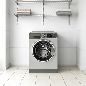 <span class=keywords><strong>Lave</strong></span>-<span class=keywords><strong>linge</strong></span> à chargement frontal 9 kg 1400 tr/min Argent PCM 220V Laveuse automatique avec écran LED pour la maison, l'hôtel, la blanchisserie, le dortoir, le Ghana - Product Image 3